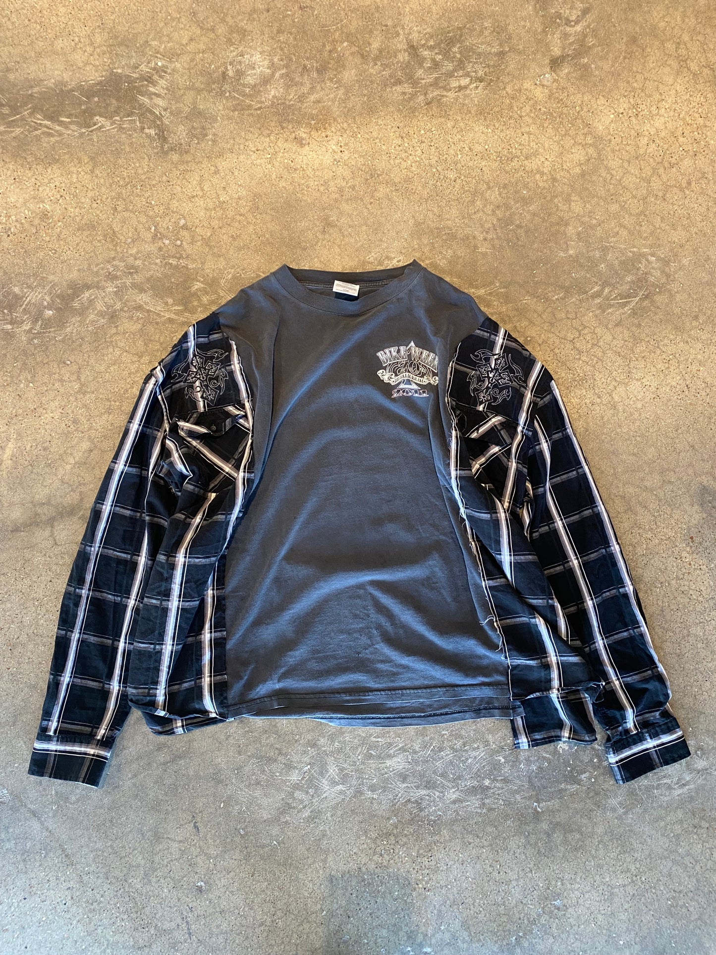 Charcoal Bike Week Flannel