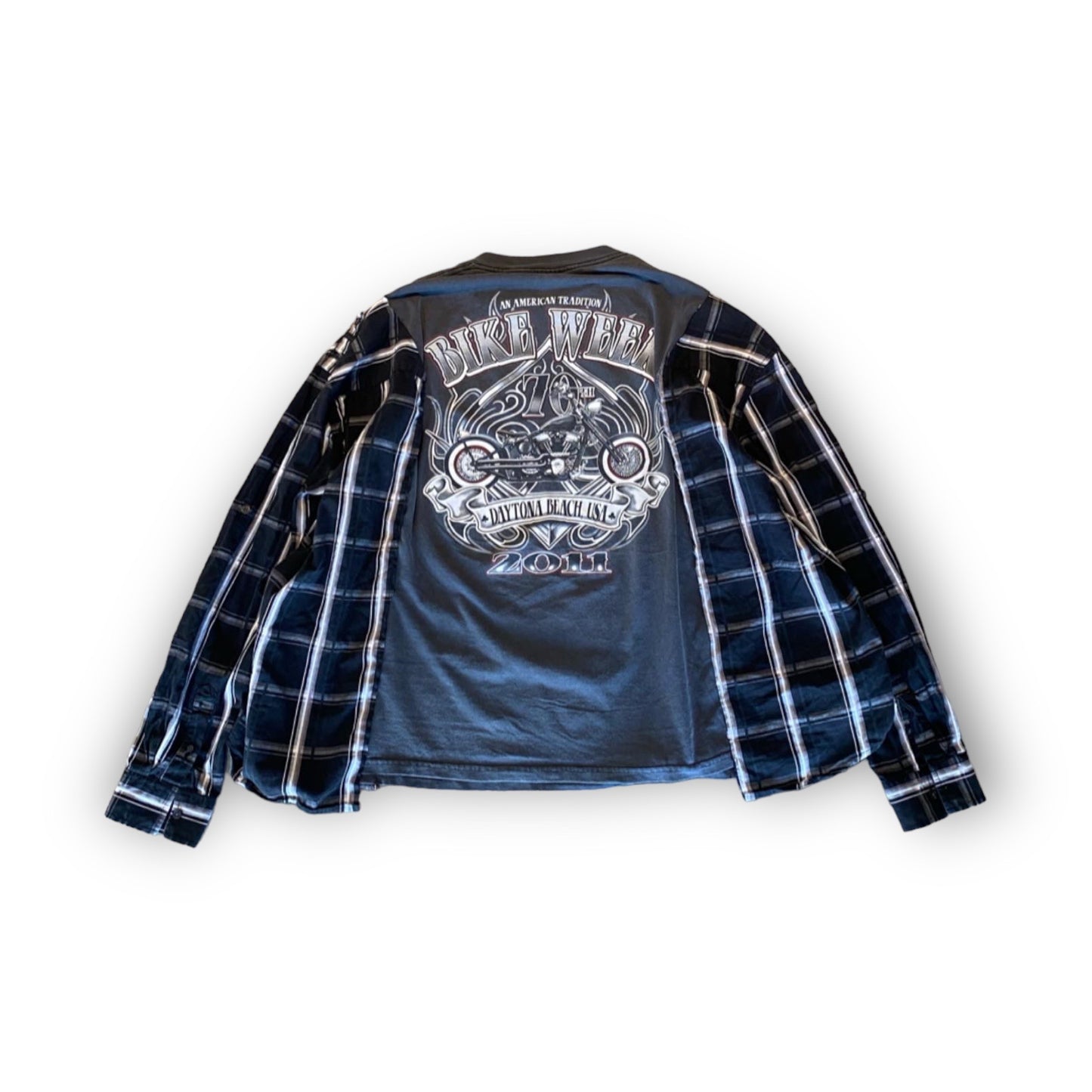 Charcoal Bike Week Flannel