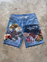 Load image into Gallery viewer, Safari Patchwork Jorts

