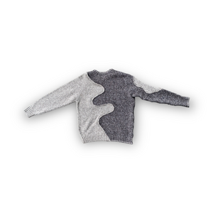 Earth Tone Split Sweater 1