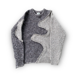 Earth Tone Split Sweater 1