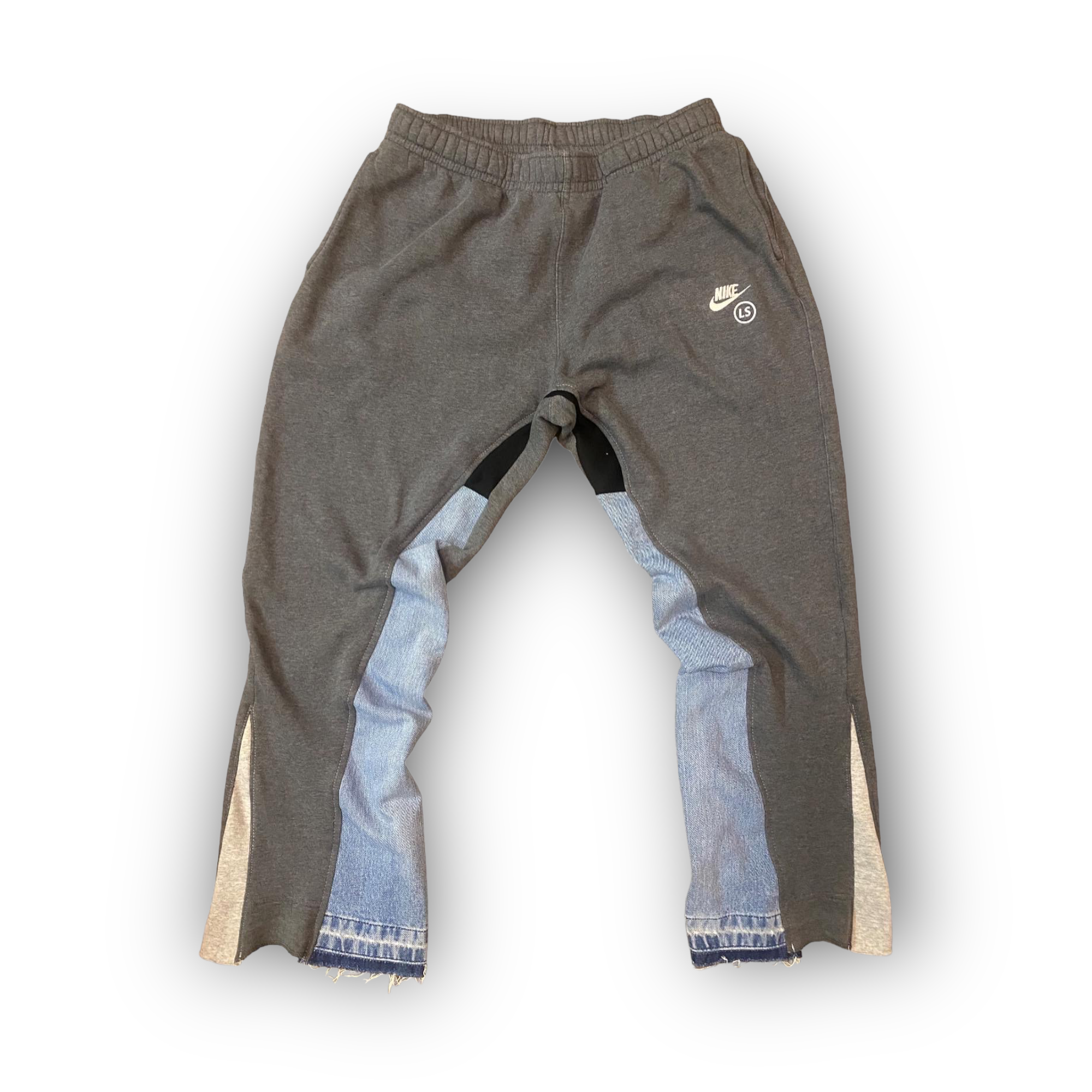 Solid Flared Sweatpants - Charcoal