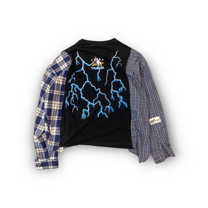 American Thunder Wolf Flannel
